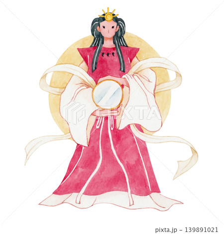 神 女性 巫女 日本神話のイラスト素材 - PIXTA