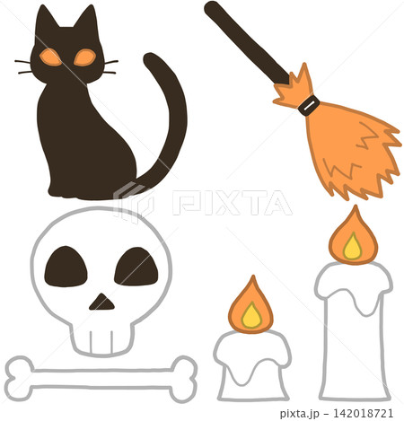 ドクロ ねこ ネコ 猫のイラスト素材 - PIXTA